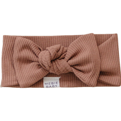 Dusty Rose Organic Cotton Ribbed Head Wrap
