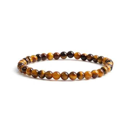 Earths Elements Wholesale - Crystal Bracelet - 4mm Tiger's Eye
