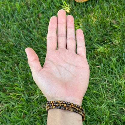 Earths Elements Wholesale - Crystal Bracelet - 4mm Tiger's Eye