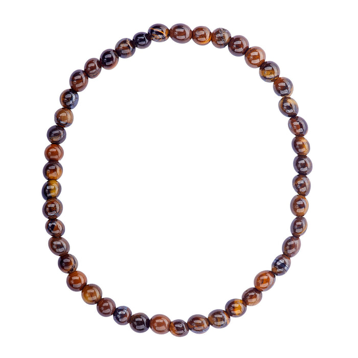 Earths Elements Wholesale - Crystal Bracelet - 4mm Tiger's Eye