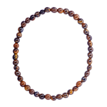 Earths Elements Wholesale - Crystal Bracelet - 4mm Tiger's Eye