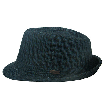 Blue Herringbone / Small