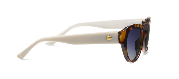 En Route: Tortoise/White Sunglasses