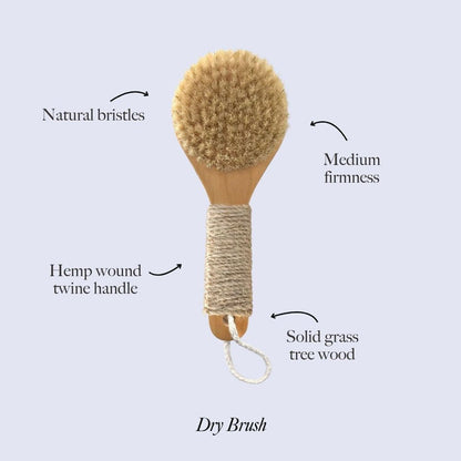 Esker | Natural Bristle Dry Brush - Esker - Living with Ivey