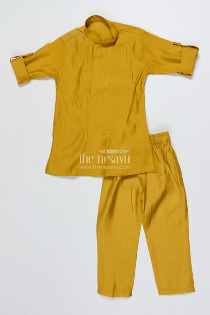 The Nesavu Boys Jacket Sets Ethnic Boys Jacket Kurta Set for Festive and Wedding Occasions Nesavu Nesavu boys ethnic jacket set designer kurta Nehru jacket weddings Diwali