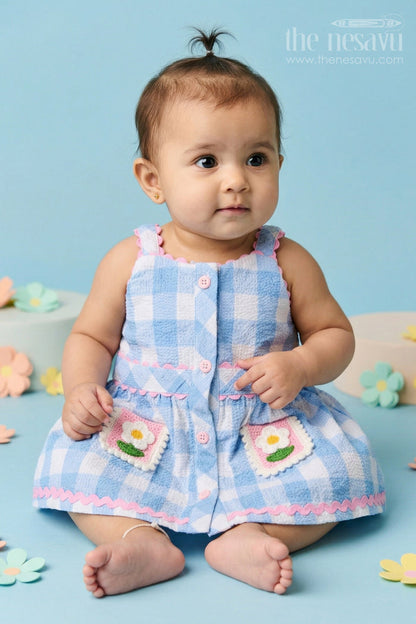 Everyday Comfort Cotton Dress for Little Girls