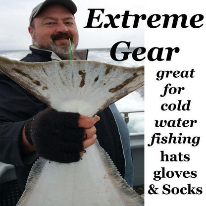 Extreme Gear Bison Down Fingerless Gloves (Brown or Black) Bison Gear The Buffalo Wool Co.
