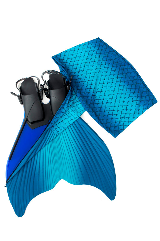 Turquoise mermaid tail for kids