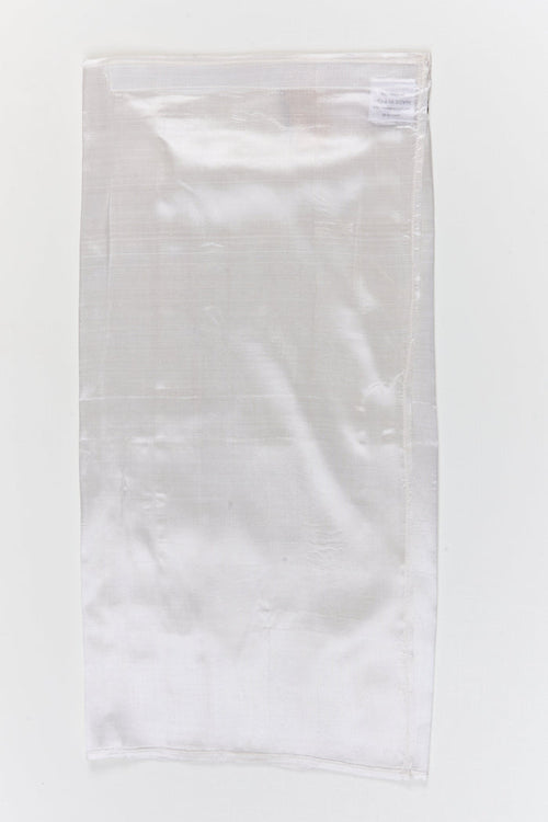 The Nesavu Pure Silk Vesti First Birthday Silk Dhoti for Boys for Rituals and Celebrations Nesavu 22 (4Y) / White / Pure Silk D075A-22 Nesavu first birthday silk dhoti for boys – traditional outfit for rituals, photos, and celebrations