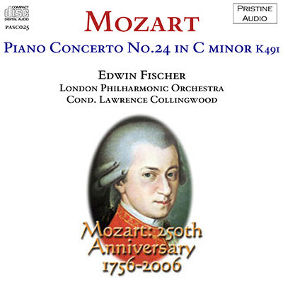 FISCHER Mozart: Piano Concerto No. 24 (1937) - PASC025 - CD