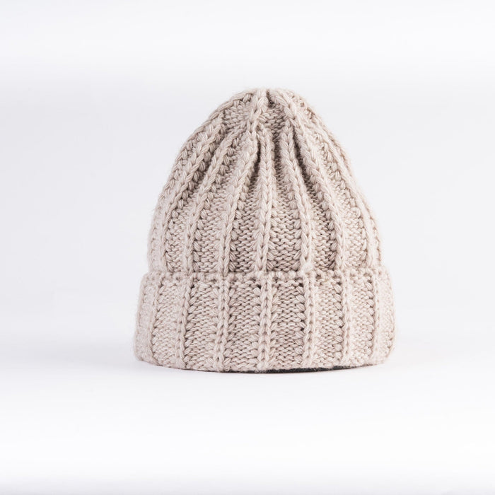 Fisherman Stitch Lined Beanie Hat Stay Cozy in Style with Fisherman Stitch Lined Beanie Hat