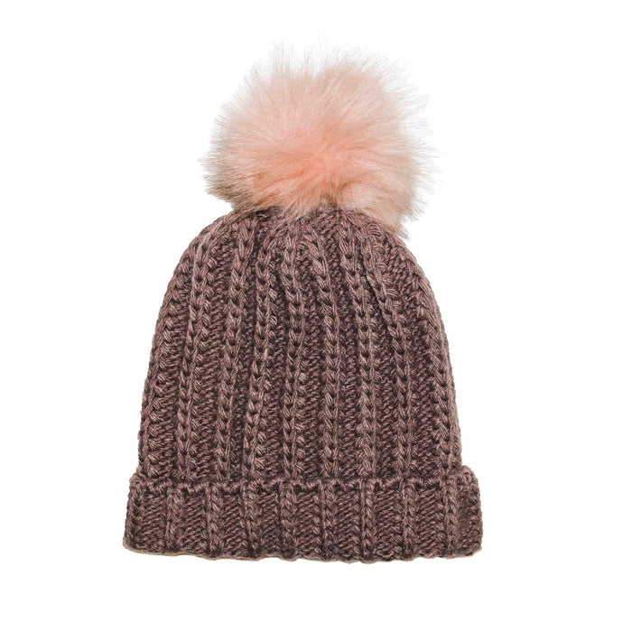 Fisherman Stitch Pom Pom Hat Stay Cozy & Stylish with Fisherman Stitch Pom Pom Hat