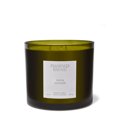 Jumbo Green Goddess Candle - Flamingo Estate - Living with Ivey