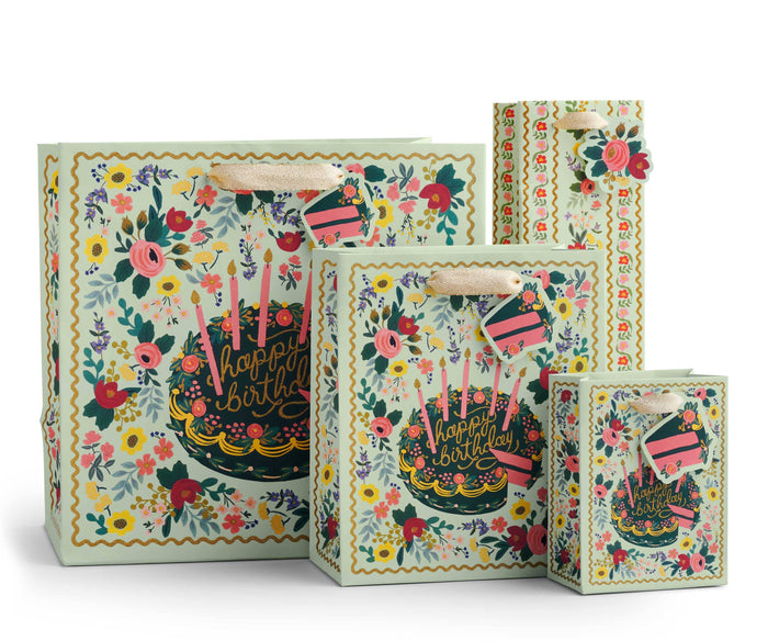Floral Cake Gift Bag: Small