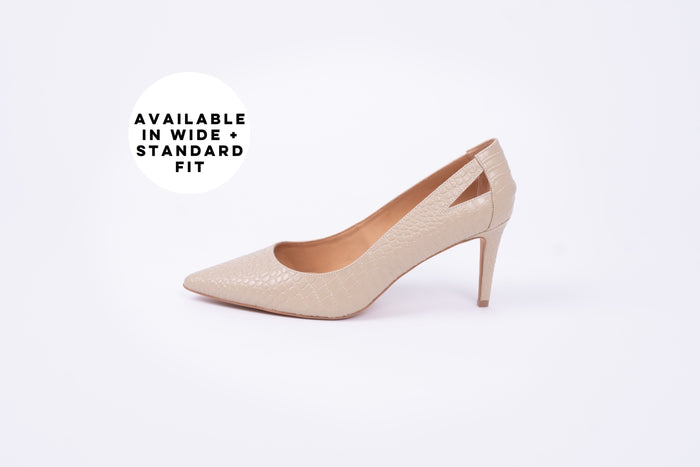 FLORENCE COURT (BEIGE CROC)