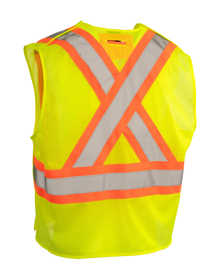 Forcefield 5-Point Tear-Away Mesh Traffic Vest
