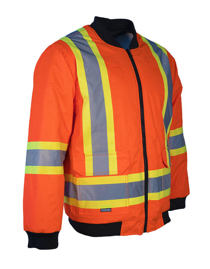 Forcefield 7-in-1 Hi Vis Safety Parka (All Orange)