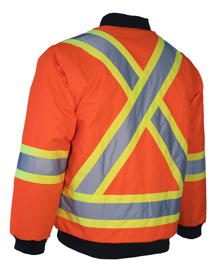 Forcefield 7-in-1 Hi Vis Safety Parka (All Orange)