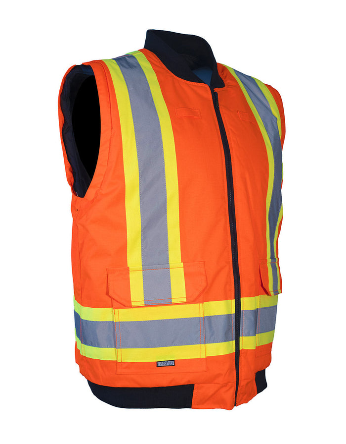 Forcefield 7-in-1 Hi Vis Safety Parka (All Orange)