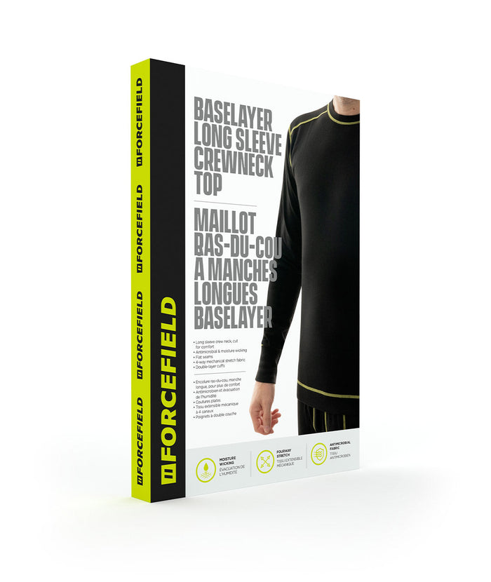 Forcefield Base Layer Long Sleeve Crewneck Top
