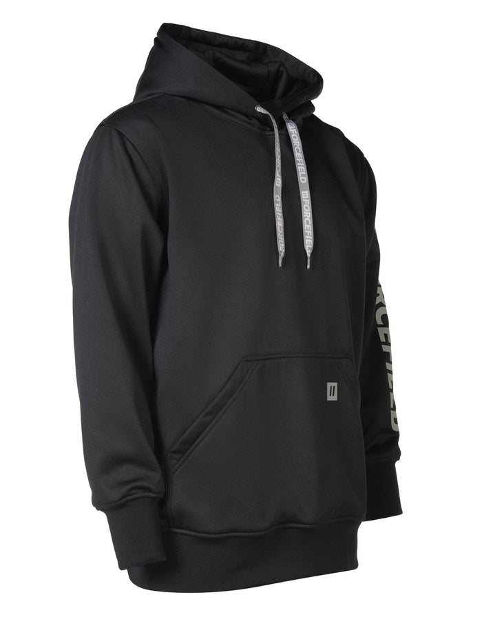 Forcefield Black Pullover Forcefield Logo Sleeve Graphic Hoodie
