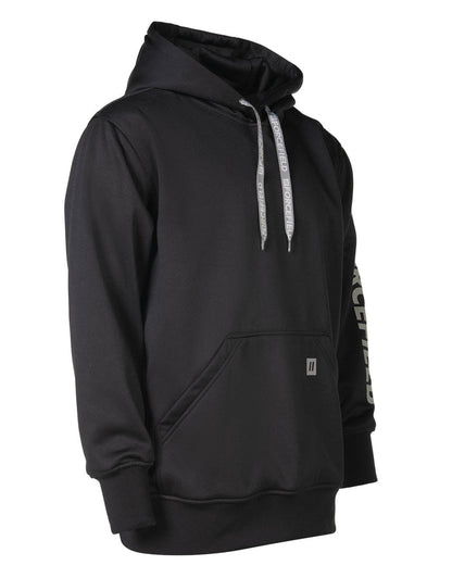 Forcefield Black Pullover Forcefield Logo Sleeve Graphic Hoodie