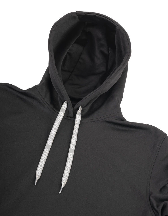 Forcefield Black Pullover Forcefield Logo Sleeve Graphic Hoodie