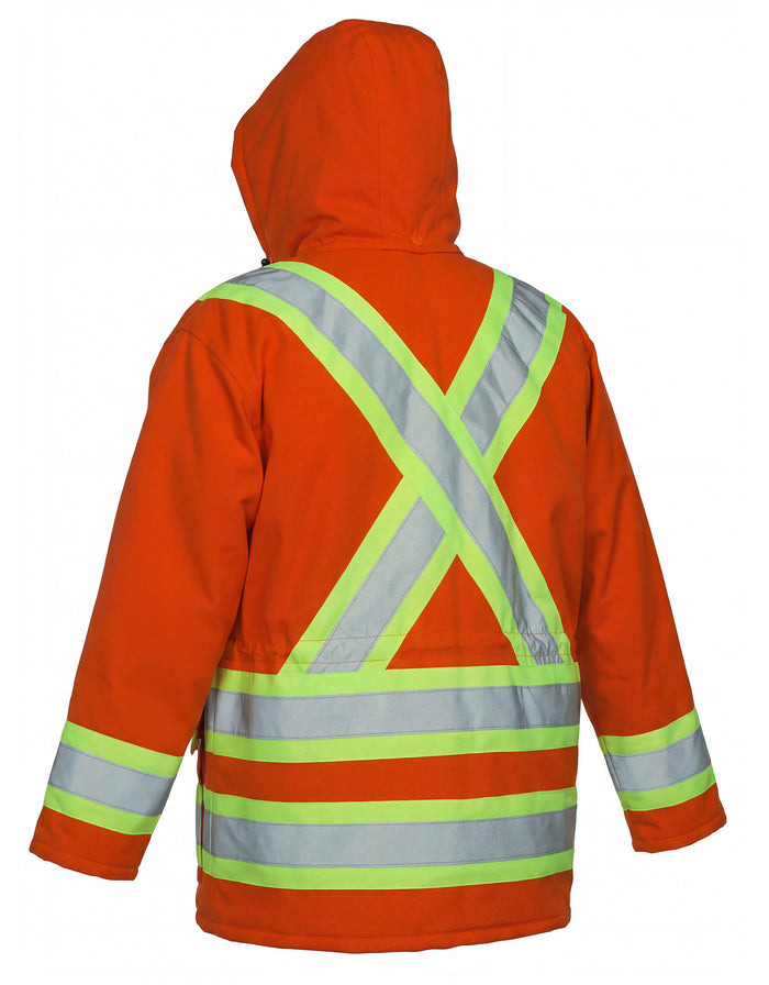 Forcefield Cotton Canvas Insulated Safety Parka
