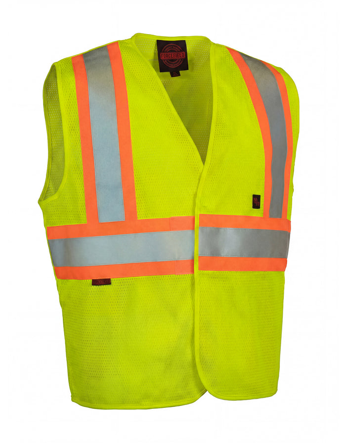 Forcefield Fire Resistant (FR) 5-Point Tear-away Hi Vis Safety Vest