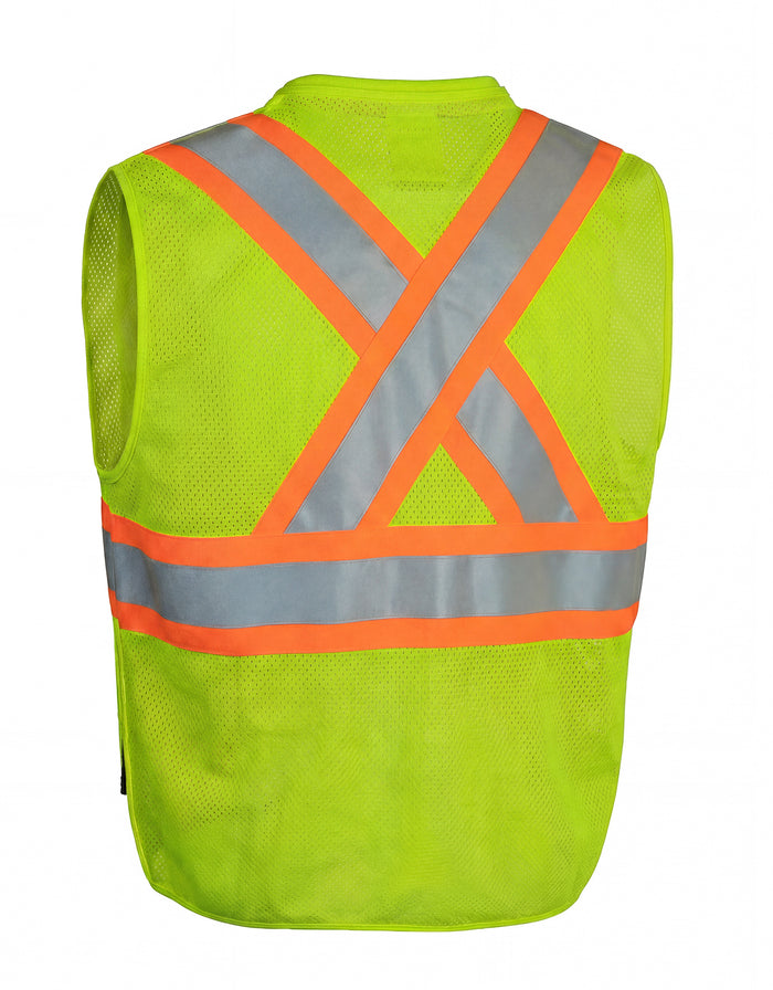 Forcefield Fire Resistant (FR) 5-Point Tear-away Hi Vis Safety Vest