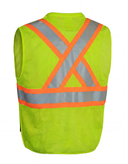 Forcefield Fire Resistant (FR) 5-Point Tear-away Hi Vis Safety Vest