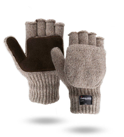 Forcefield Forcefield Ragg Wool Flip-topThinsulate™ Insulated Mittens