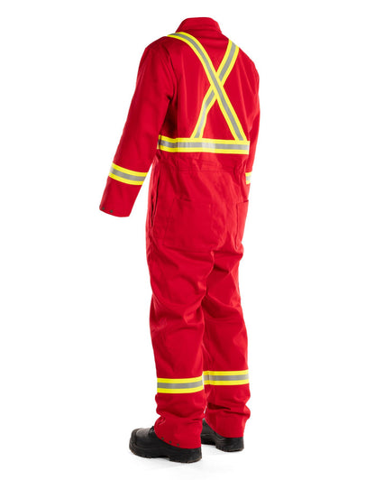 Forcefield FR Treated 100% Cotton Coverall with Reflective Tape