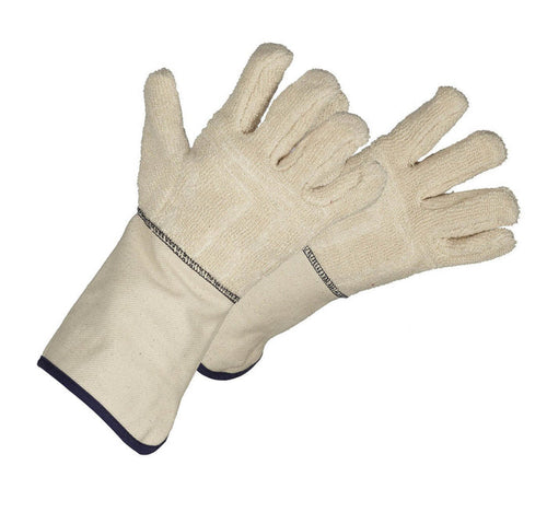 Forcefield Heat Resistant Gauntlet Terrycloth Gloves