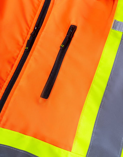 Forcefield Hi Vis Aviator Lined Bomber Jacket