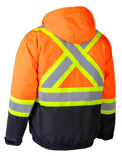 Forcefield Hi Vis Aviator Lined Bomber Jacket