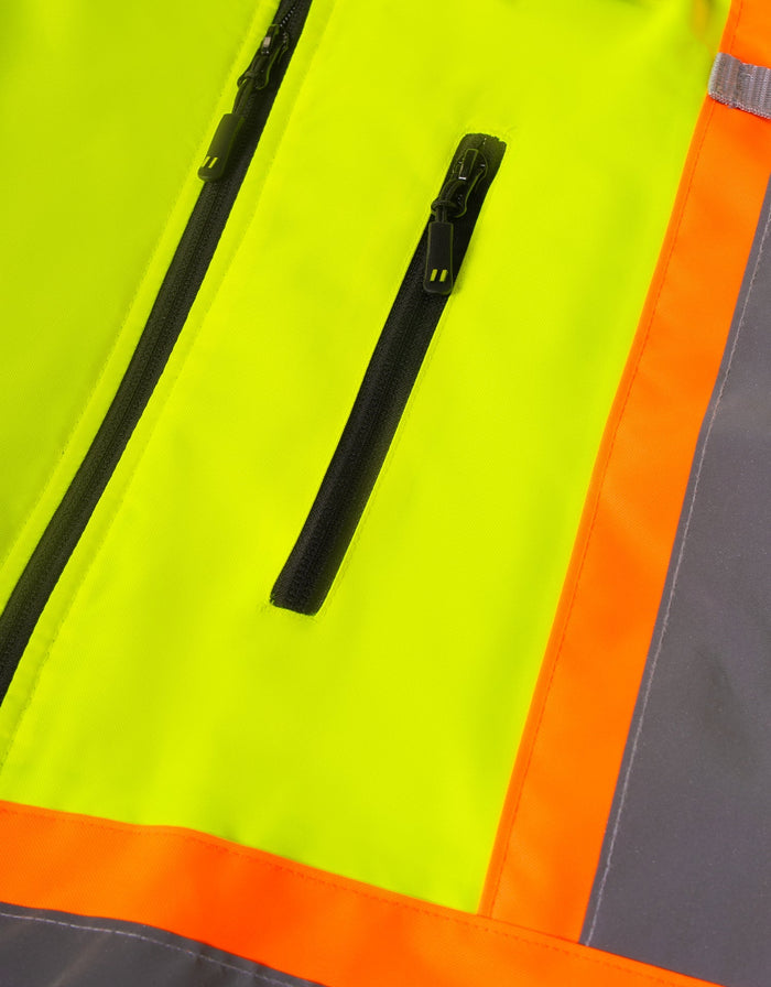 Forcefield Hi Vis Aviator Lined Bomber Jacket