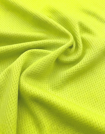Forcefield Hi Vis Coolknit™ Lime Crewneck Short Sleeve Segmented Cooling T-Shirt