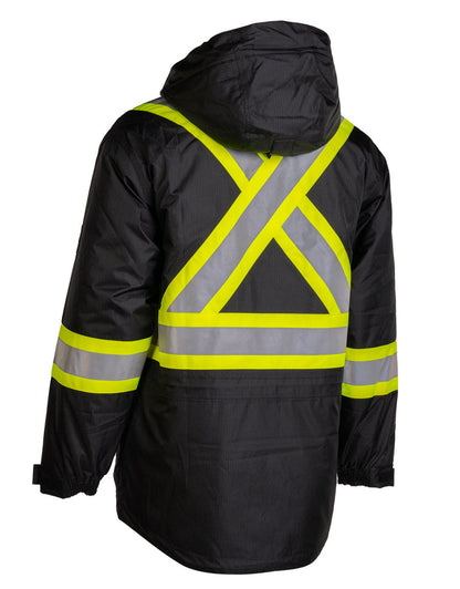 Forcefield Hi-Vis Flame-Resistant (FR) Ripstop Heavy Weight Lined Jacket