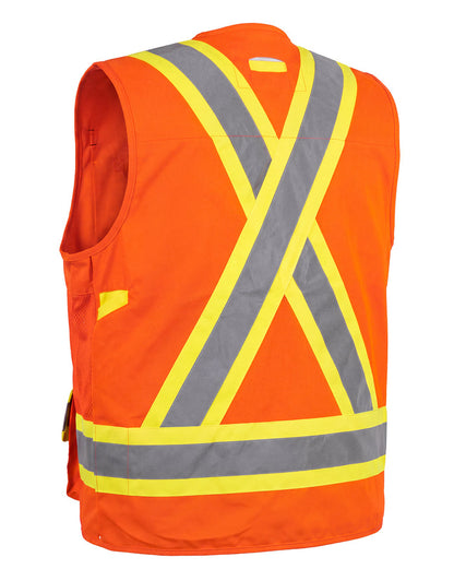 Forcefield Hi Vis Safety Surveyor's Vest