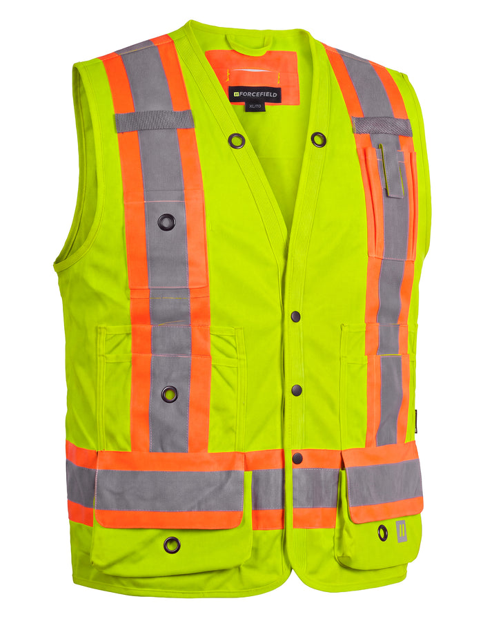 Forcefield Hi Vis Safety Surveyor's Vest