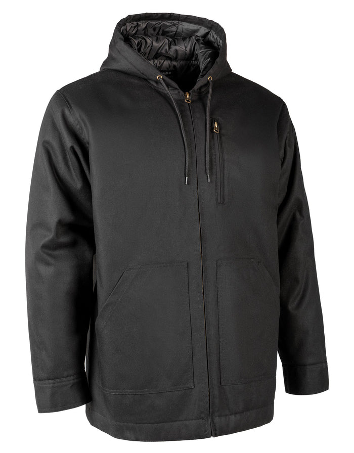 Forcefield Hooded Canvas Work Jacket