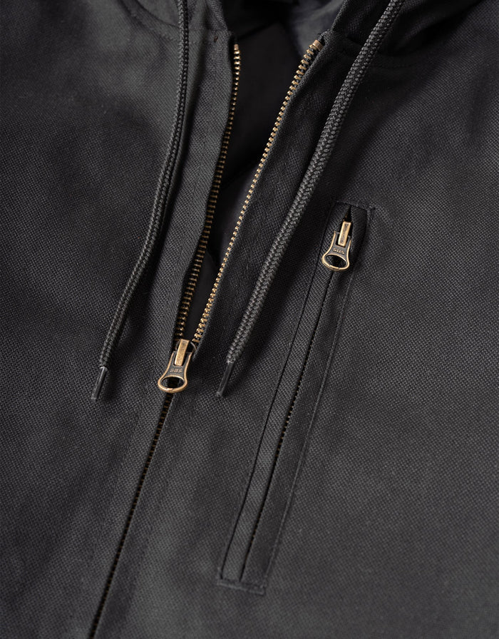 Forcefield Hooded Canvas Work Jacket