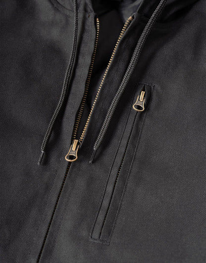 Forcefield Hooded Canvas Work Jacket