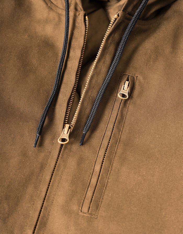 Forcefield Hooded Canvas Work Jacket