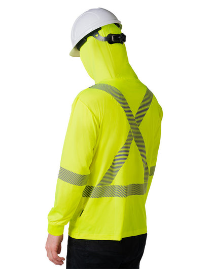 Forcefield Hooded Long Sleeve Ultrasoft Technical Tee