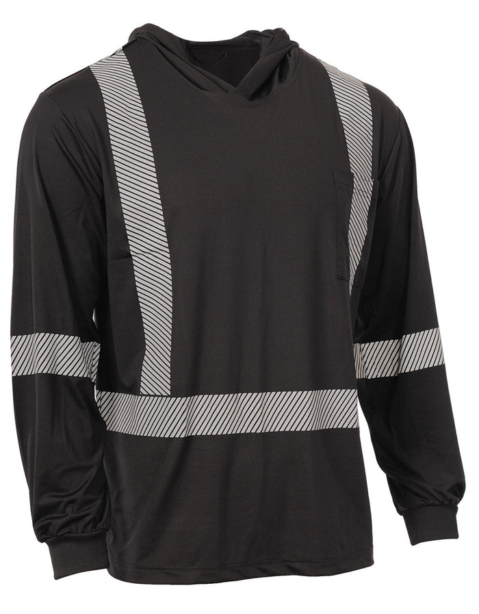Forcefield Hooded Long Sleeve Ultrasoft Technical Tee
