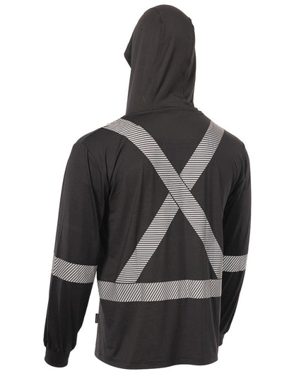 Forcefield Hooded Long Sleeve Ultrasoft Technical Tee