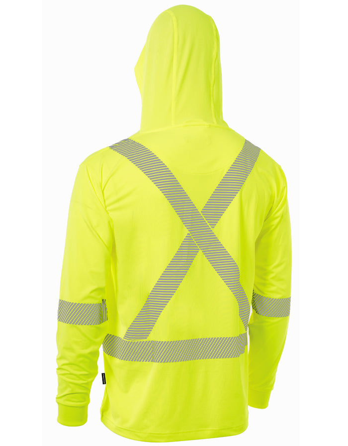Forcefield Hooded Long Sleeve Ultrasoft Technical Tee