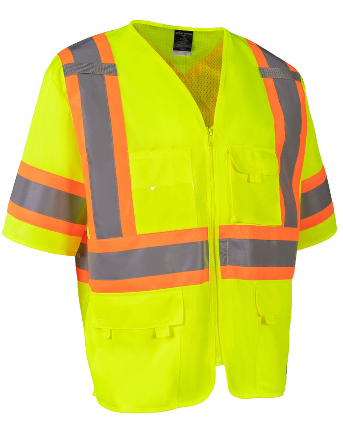 Forcefield Hybrid Traffic Vest Safety Shirt